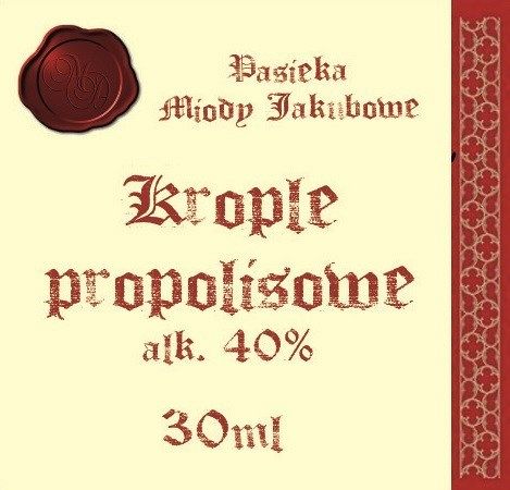 Krople propolisowe